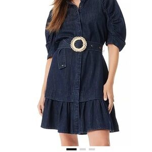 NWT Sam Edelman denim shirtdress Size XS
